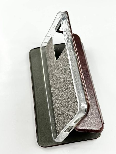 Чохол книжка Perforation book для Xiaomi Redmi Note 13 5G темно-коричневий 095846 фото