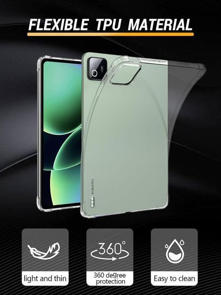 Протиударний чохол WXD на планшет Xiaomi Pad 8 (11.2") / прозорий 100625 фото