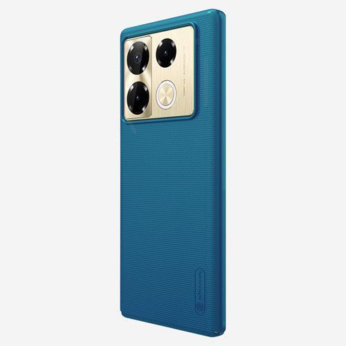 Чехол Nillkin Super Frosted Shield на Infinix Note 40 Pro Plus / синий 097763 фото