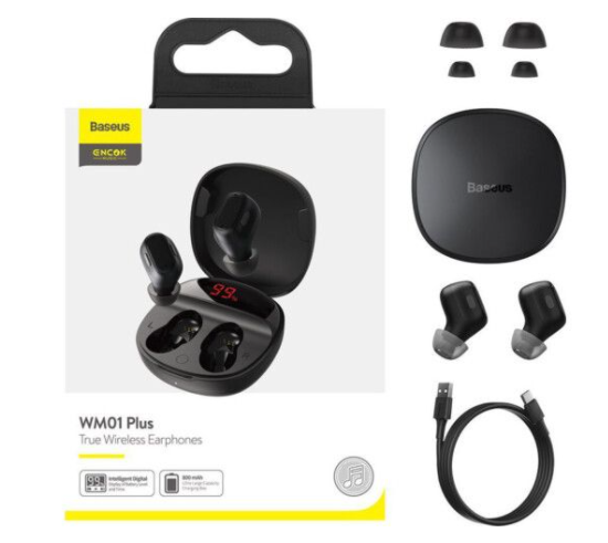 Навушники безпровідні Baseus Encok TWS WM01 Plus 83655 фото