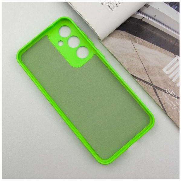 Чохол накладка TPU Liquid Silk для Samsung Galaxy S24 FE / салатовий 201171 фото