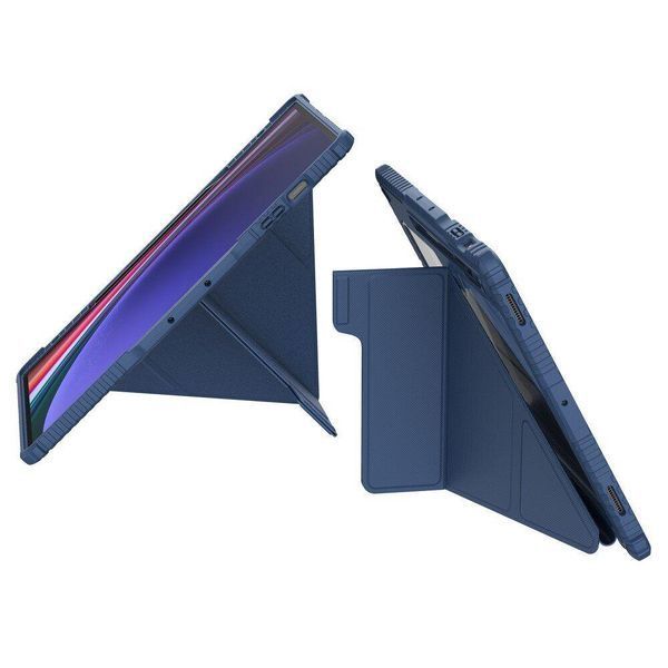 Чехол книжка Nillkin Bumper Leather Case Pro на Samsung Galaxy Tab S9 Ultra (14.6") / синий 098612 фото