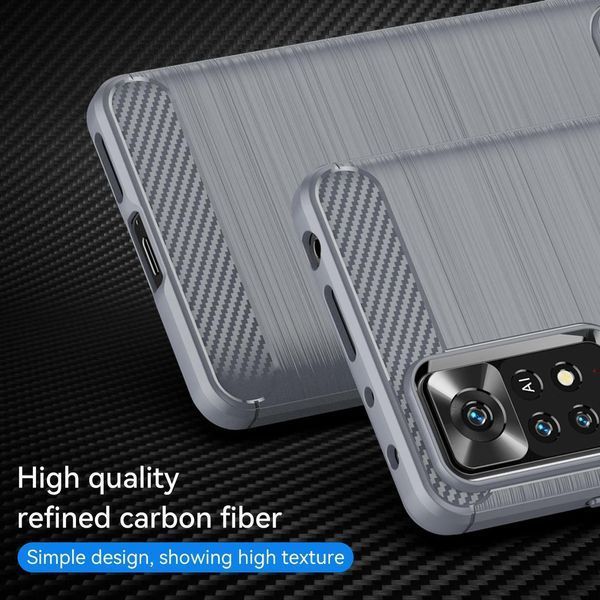 TPU чехол накладка Urban для Poco M4 Pro 5G серый 093294 фото