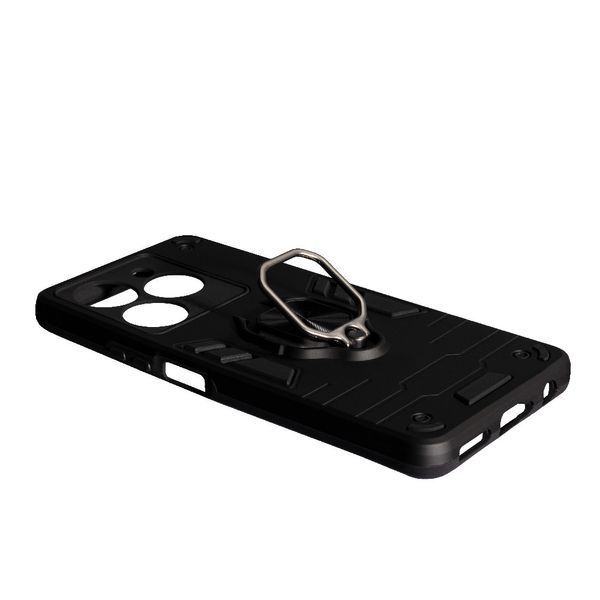PC + TPU чехол New Transformer для Infinix Hot 40 черный 096872 фото
