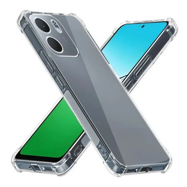 Чехол WXD силиконовый противоударный для OPPO A5x / прозрачный 100189 фото