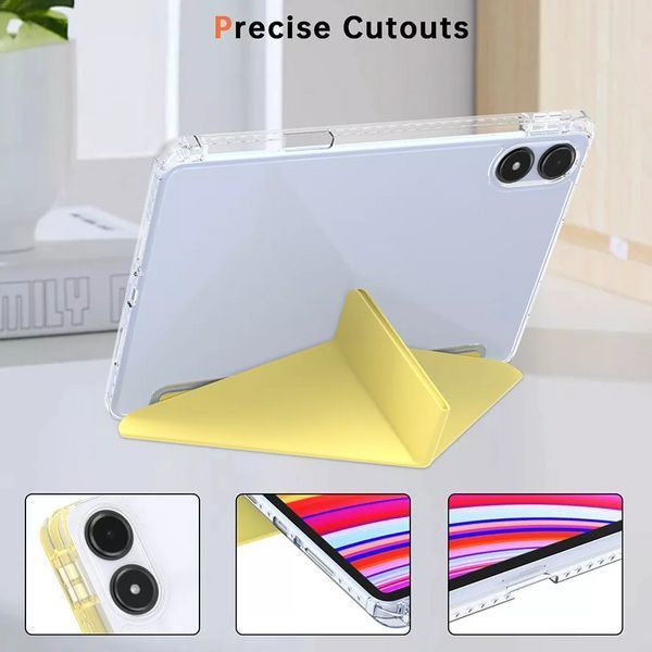 Чехол книжка Transparent Origami на Xiaomi Redmi Pad Pro (12.1") / розовый 099919 фото