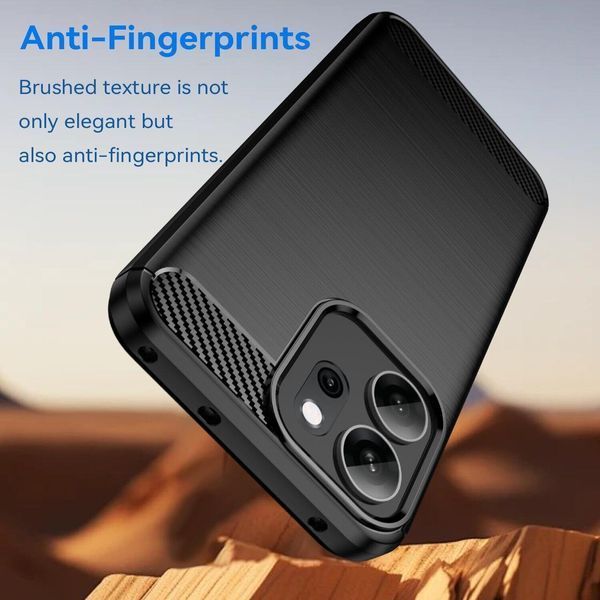 TPU чехол накладка Urban для OPPO Reno 14 FS / черный 100749 фото