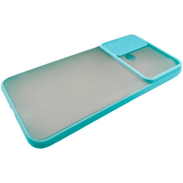Чехол для TOTU Slide Camera для Xiaomi Redmi 10A (редми 10а) бирюзовый 085700 фото