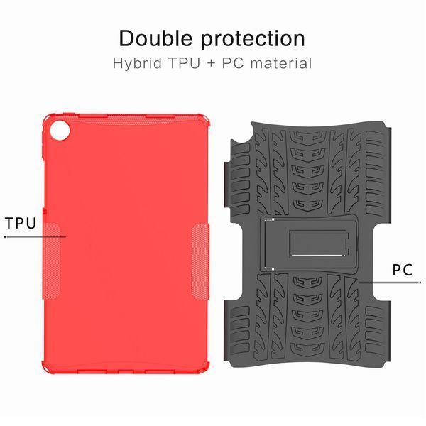 PC + TPU чохол Armor на Realme Pad червоний 090811 фото