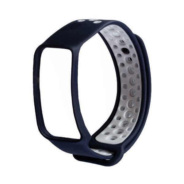 Ремешок Nike на Redmi Smart Band 2 Blue and White 89258 фото