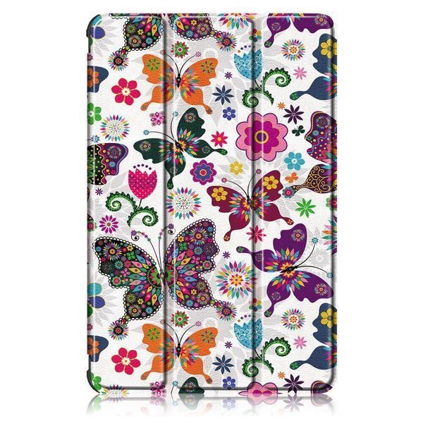 Чохол книжка Crazy Horse для Samsung Galaxy Tab S8 Plus / Tab S7 FE (12.4") / метелики 093934 фото