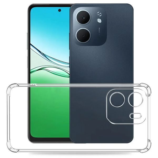 Чехол WXD силиконовый противоударный для OPPO A5x / прозрачный 100189 фото