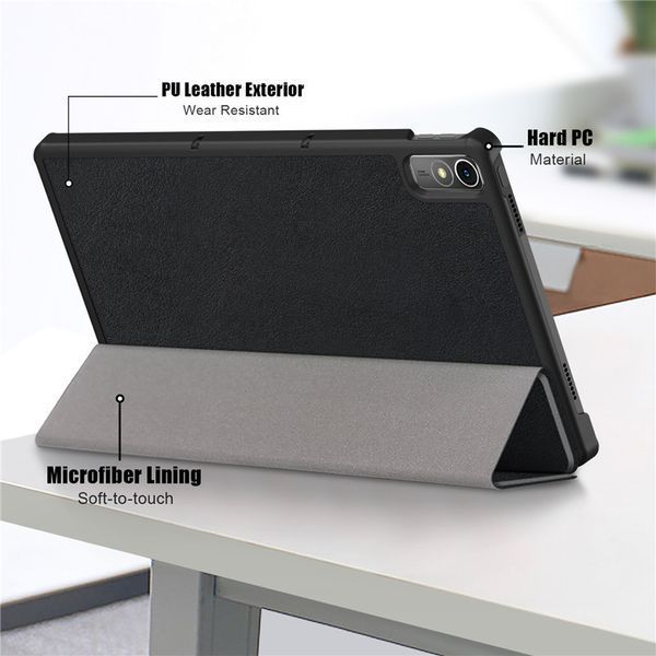 Кожаный чехол книжка Crazy Horse для Lenovo Tab P11 (2nd Gen) 11.5" / dont touch 092019 фото