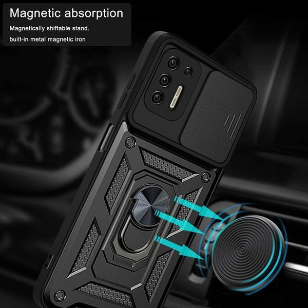 PC + TPU чехол Camshield Armor для Motorola Edge 20 / черный 089409 фото
