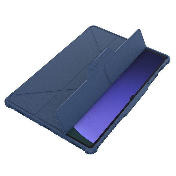 Чехол книжка Nillkin Bumper Leather Case Pro на Samsung Galaxy Tab S9 Ultra (14.6") / синий 098612 фото