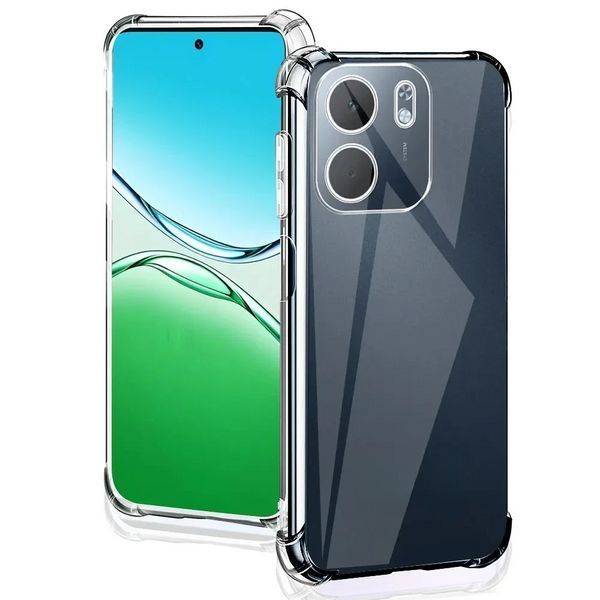Чехол WXD силиконовый противоударный для OPPO A5x / прозрачный 100189 фото