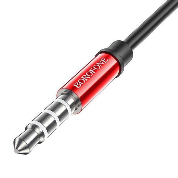 Навушники Borofone BM57 Platinum (1.2m) червоний 87633 фото