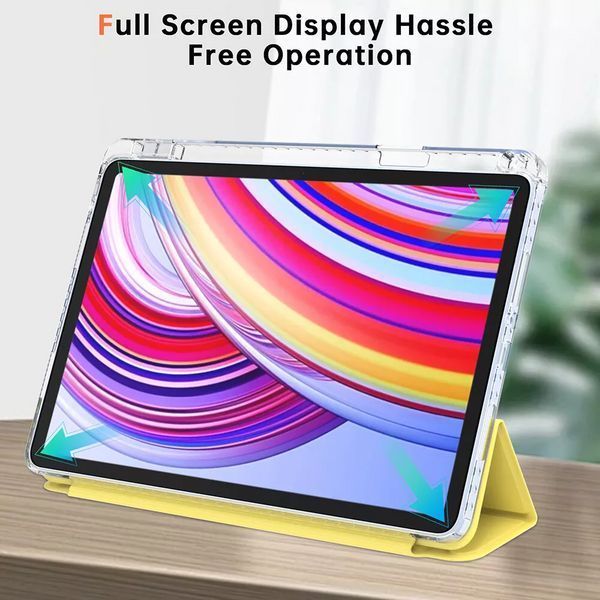 Чехол книжка Transparent Origami на Xiaomi Redmi Pad Pro (12.1") / розовый 099919 фото