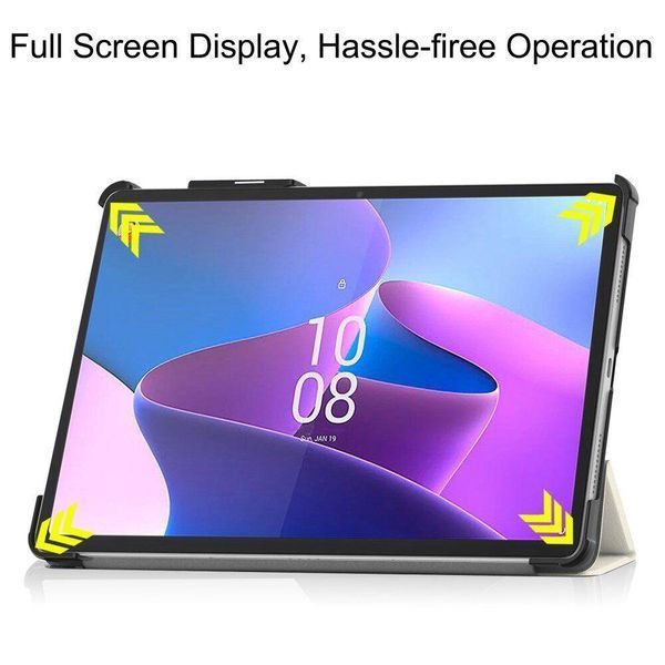 Шкіряний чохол книжка Crazy Horse для Lenovo Tab P11 Pro 2nd Gen dont touch me 093983 фото