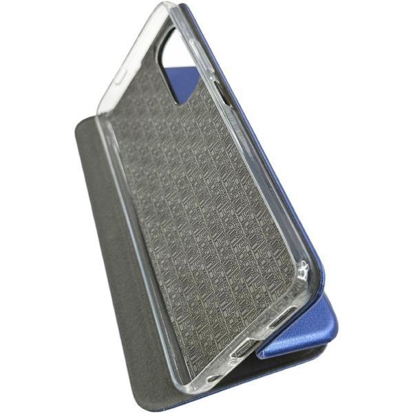 Шкіряний чохол-книжка Elegant на Tecno Pova 3 / синій 091969 фото