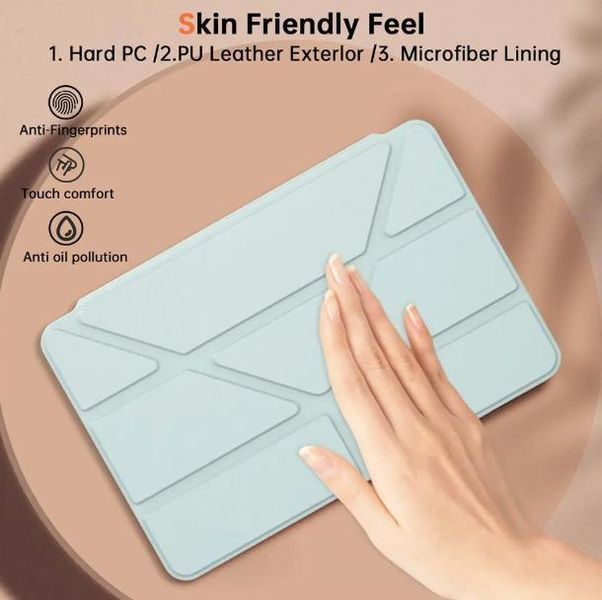 Чохол книжка Transparent Origami на Samsung Galaxy Tab A11 (8.7") / м'ятний 100693 фото