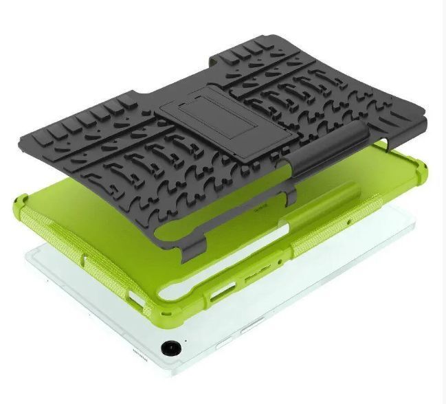 PC + TPU чехол Armor на Samsung Galaxy Tab S9 (11") / зеленый 200221 фото