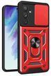 PC + TPU чехол Camshield Armor для Samsung Galaxy S25 Plus / красный