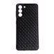 TPU чохол накладка Leather Case для Samsung Galaxy S21 FE (на самсунг із21 фе) плетінка 086039 фото 1