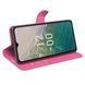 Чехол книжка Lichee для Nokia C32 малиновый 89912 фото 4