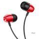 Навушники Borofone BM57 Platinum (1.2m) червоний 87633 фото 1