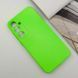 Чохол накладка TPU Liquid Silk для Samsung Galaxy S24 FE / салатовий 201171 фото 4