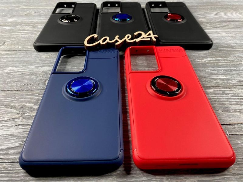 PC + TPU чехол Deen Color Ring для Samsung Galaxy S21 Ultra (5 цветов) 082853 фото