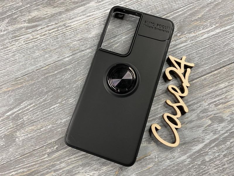 PC + TPU чехол Deen Color Ring для Samsung Galaxy S21 Ultra (5 цветов) 082853 фото