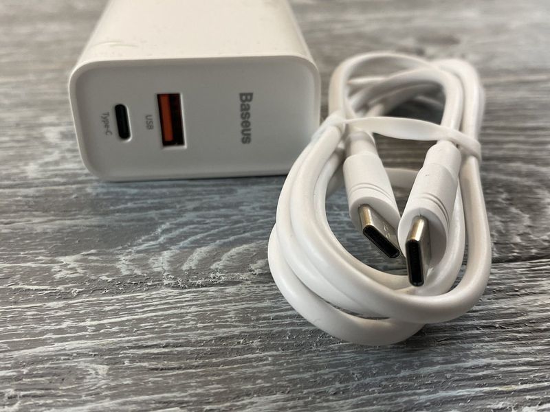 СЗУ Baseus Speed PPS + cable (Type-C to Type-C) 30W 1USB 81921 фото