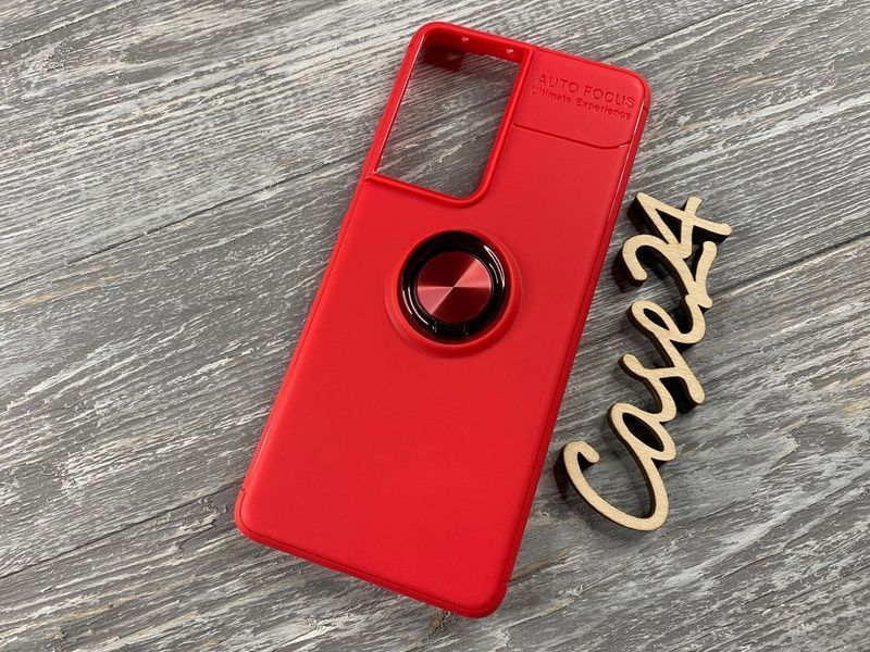 PC + TPU чехол Deen Color Ring для Samsung Galaxy S21 Ultra (5 цветов) 082853 фото