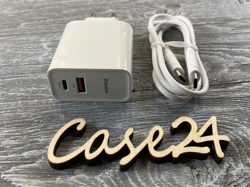 СЗУ Baseus Speed PPS + cable (Type-C to Type-C) 30W 1USB 81921 фото
