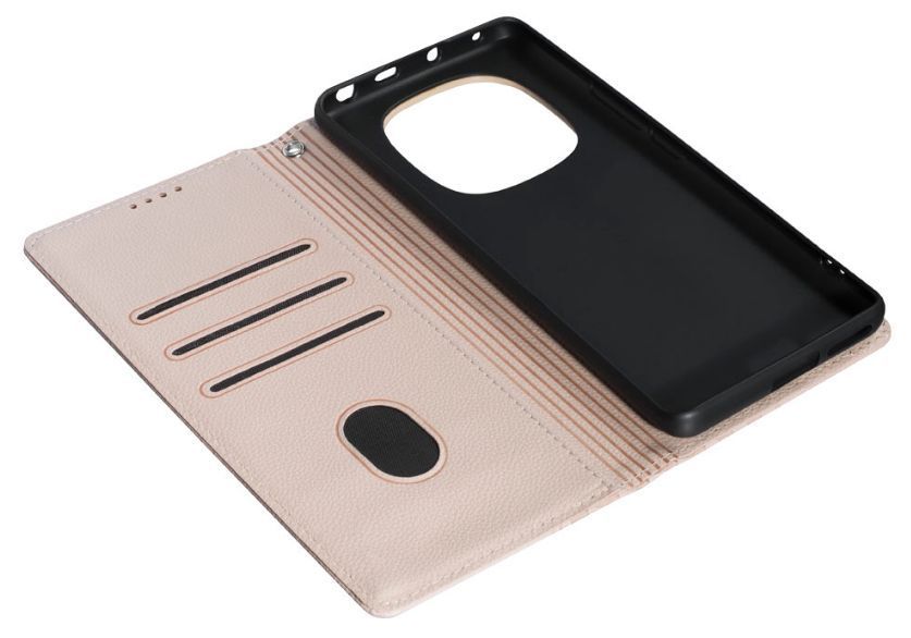 Чохол книжка Deluxe на Xiaomi Redmi Note 15 Pro (4G) / золотистий 204468 фото