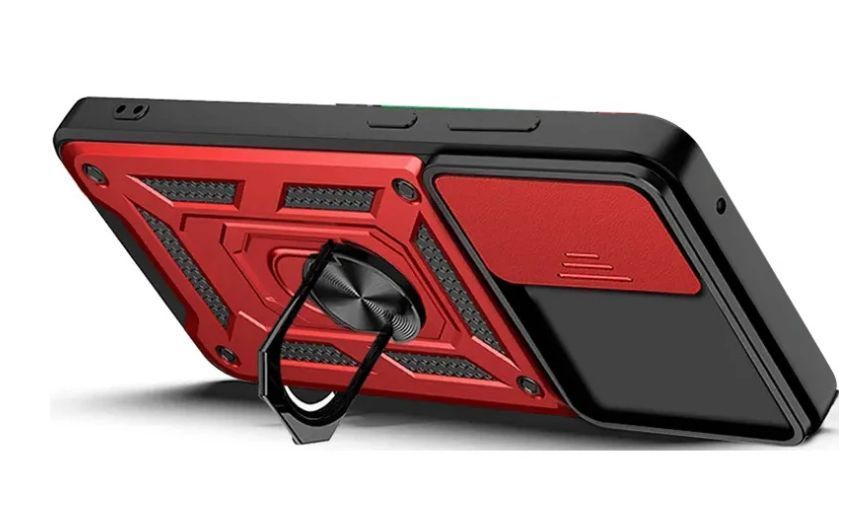 PC + TPU чехол Camshield Armor для Samsung Galaxy S25 Plus / красный 202041 фото