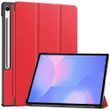 Чохол книжка Crazy Horse на планшет Samsung Galaxy Tab S10 FE Plus (13.1") / червоний