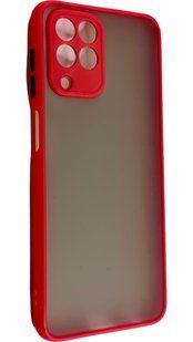 TPU чехол накладка Matte Color Case для Samsung Galaxy M53 красный 092305 фото