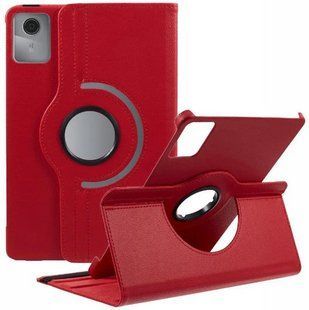 Кожаный чехол книжка 360 на планшет Lenovo Tab K11 2024 (11") / красный 200959 фото