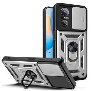 PC + TPU чохол Camshield armor для Huawei Nova 9 SE / сріблястий 89446 фото