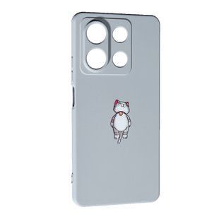 Чохол силіконовий Art case для Xiaomi Redmi Note 13 (5G) Cat 096678 фото