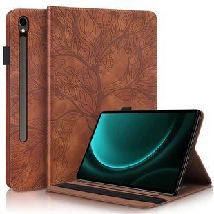 Чехол книжка Wood Book на планшет Samsung Galaxy Tab S7 / Tab S8 (11") / коричневый 098372 фото