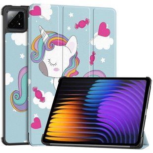 Чехол книжка Crazy Horse на Xiaomi Pad 7S Pro (12.5") / pony 100122 фото