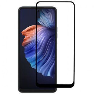Захисне скло для Tecno Camon 17P (на текно-камон 17п) чорний 084444 фото