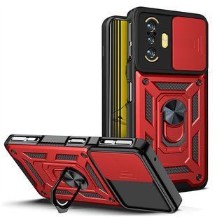 PC + TPU чохол Camshield armor для Tecno POVA 3 / червоний 089294 фото