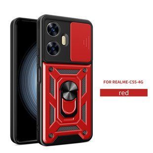 PC + TPU чохол Camshield для Realme C55 / червоний 089194 фото