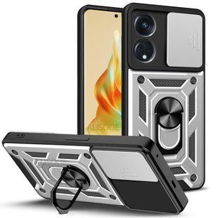 PC + TPU чехол Camshield armor для Realme C67 (4G) / серебристый 098057 фото