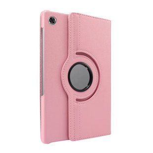 Кожаный чехол книжка 360 для Lenovo Tab 2025 (10.1") / розовый 100825 фото